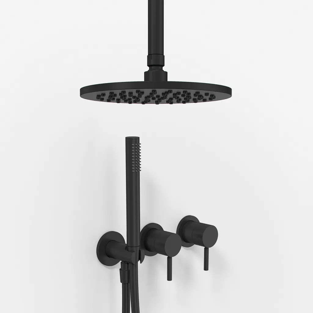 Semplice SBR801 S08 - Ø20 cm, Tak, Mattsvart 