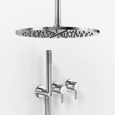 Semplice SBR801 S10 - Ø30 cm, Tak, Krom 