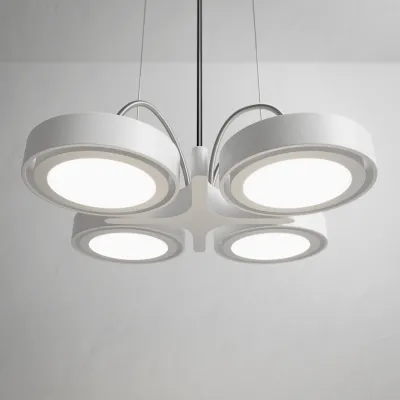 Big A04 - LED-takpendel, matt vit