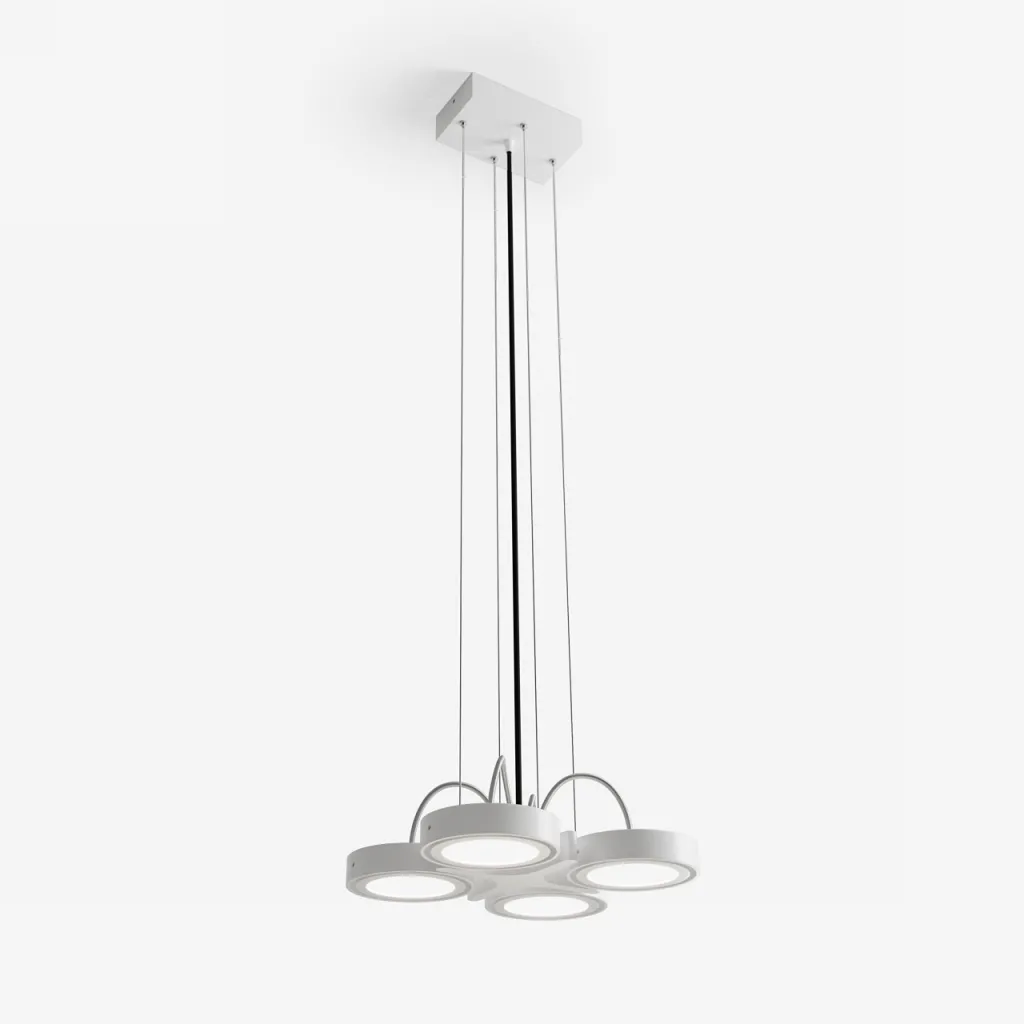 Big A04 - LED-takpendel, matt vit