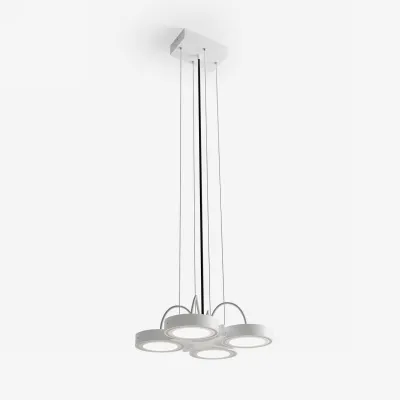 Big A04 - LED-takpendel, matt vit