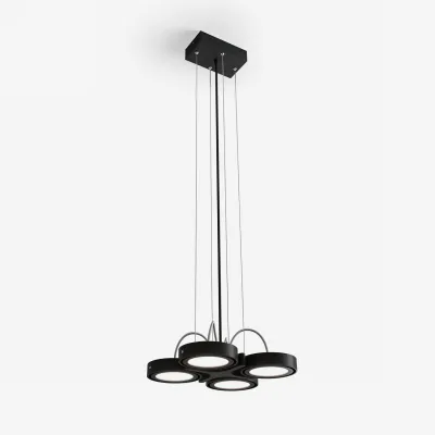 Big A04 - LED takpendel, matt svart