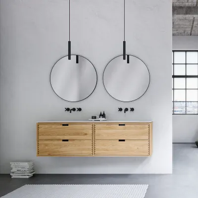 CPH Tapwork Soho 180D - Snickerimöbler i naturek inkl. Mattvit SolidTec diskho