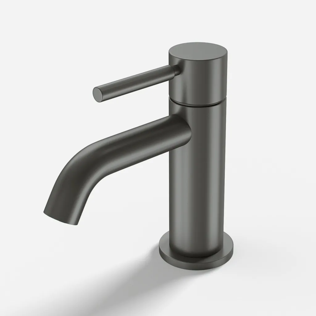 Semplice SHV401 - 1-grepps tvättställsblandare, PVD Matt Gun Metal