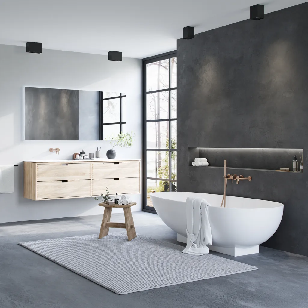 CPH Tapwork Soho 180L -  Snickerimöbler i natur ek inkl. Mathvid SolidTec handfat