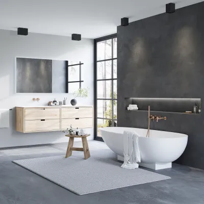 CPH Tapwork Soft 180L - Snickerimöbler i naturek inkl. Mattvit SolidTec diskho