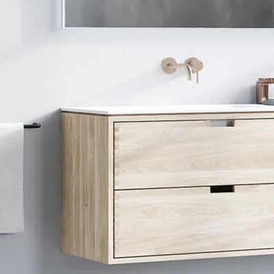 CPH Tapwork Soft 180L - Snickerimöbler i naturek inkl. Mattvit SolidTec diskho
