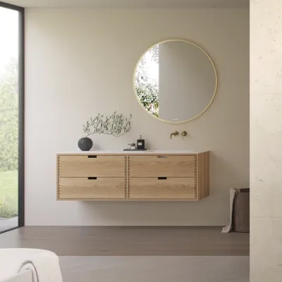 CPH Tapwork Soho 180R - Snickerimöbler i naturek inkl. Mattvit SolidTec diskho