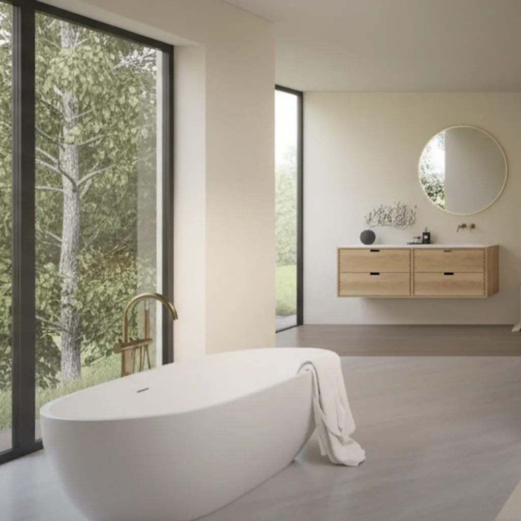 CPH Tapwork Soho 180R - Snickerimöbler i naturek inkl. Mattvit SolidTec diskho