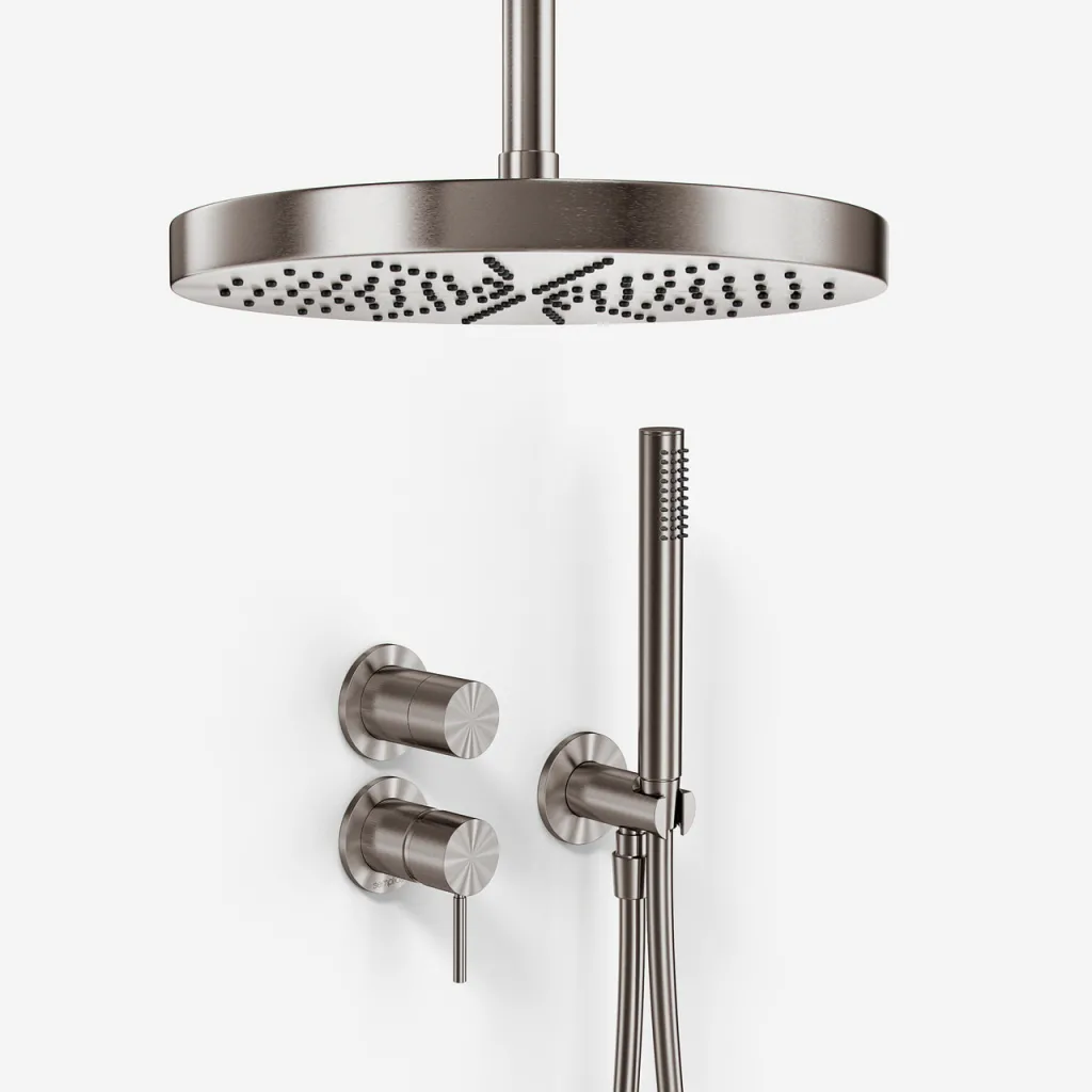 Semplice SBR901 S04 - Ø28 cm, Tak, PVD Borstat Stål