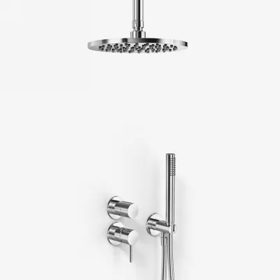 Semplice SBR901 S08 - Duschset Ø20 cm, Tak, Krom