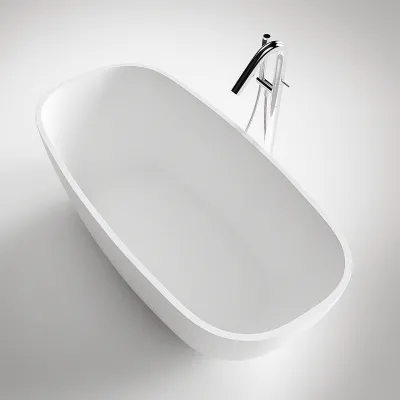 New Deep 180 - Badkar 180x85, Massiv Matt vit SolidTec®