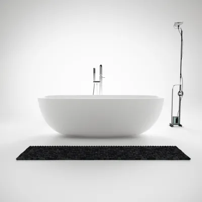 New Deep 180 - Badkar 180x85, Massiv Matt vit SolidTec®