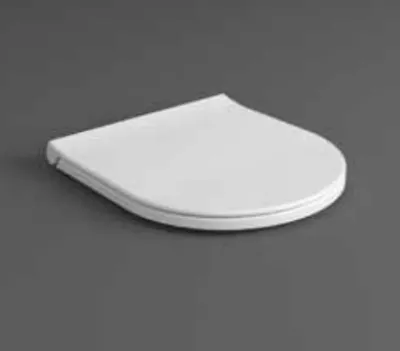 Vignoni toiletsæde til gulvstillet toilet VI006XS - Vit glansig