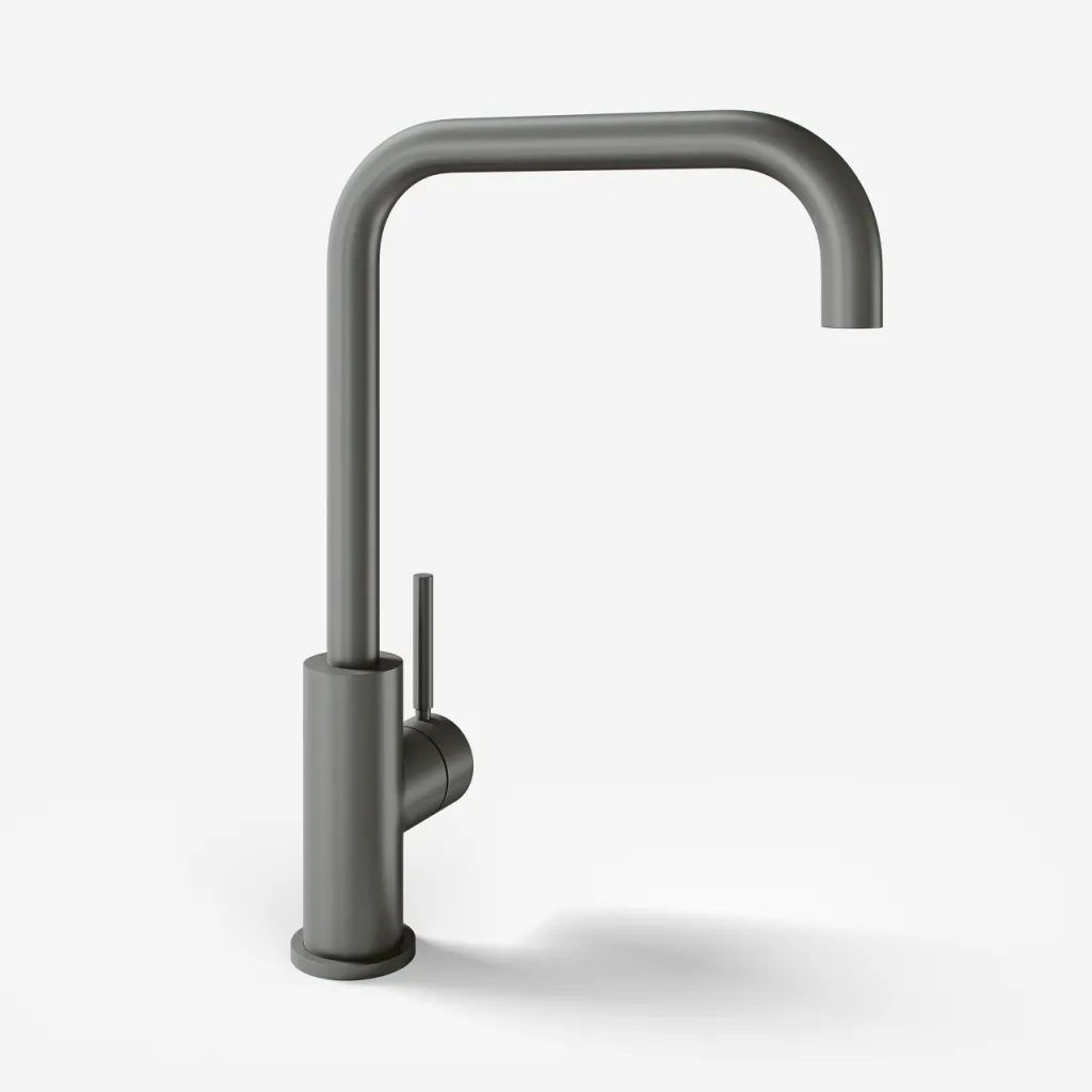 Semplice SKV102 - Köksblandare., U-pip, PVD Matt Gun Metal