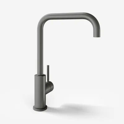 Semplice SKV102 - Köksblandare., U-pip, PVD Matt Gun Metal