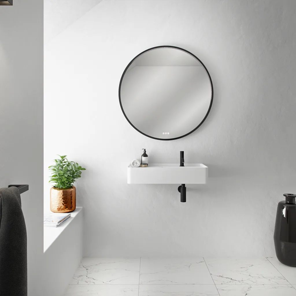 Coco 7R - Tvättställ 70x35 cm, Mathvid SolidTec®