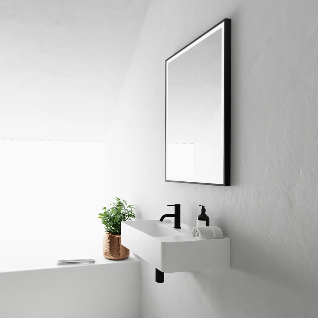 Coco 6L - Tvättställ 60x35 cm, Matt Vit SolidTec®