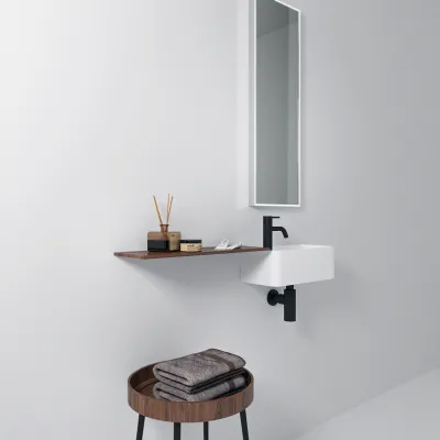 Coco 3R -  Tvättställ 40x20 cm, Matt Vit SolidTec®