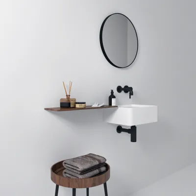 Coco 40 - Tvättställ 40x30 cm, Matt Vit SolidTec®