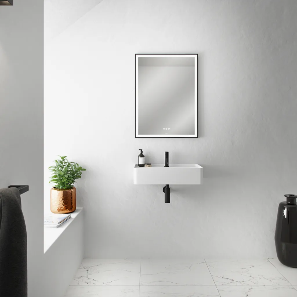 Coco 60 - Tvättställ 60x35 cm, Matt Vit SolidTec®