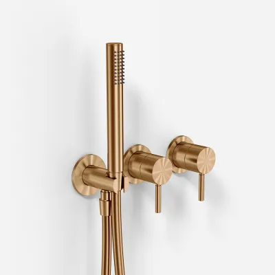 Semplice SBR801 - Duschset, PVD borstad koppar