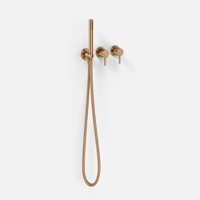 Semplice SBR801 - Duschset, PVD borstad koppar