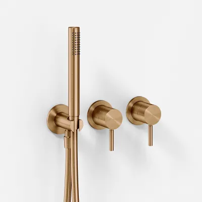 Semplice SBR801 - Duschset, PVD borstad koppar