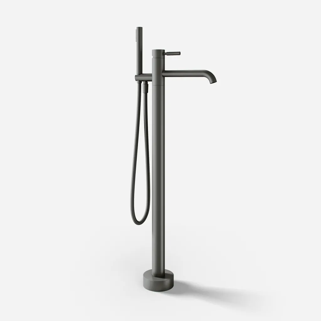 Semplice SQ2 - Fristående badkarsblandare, PVD Matt Gun Metal