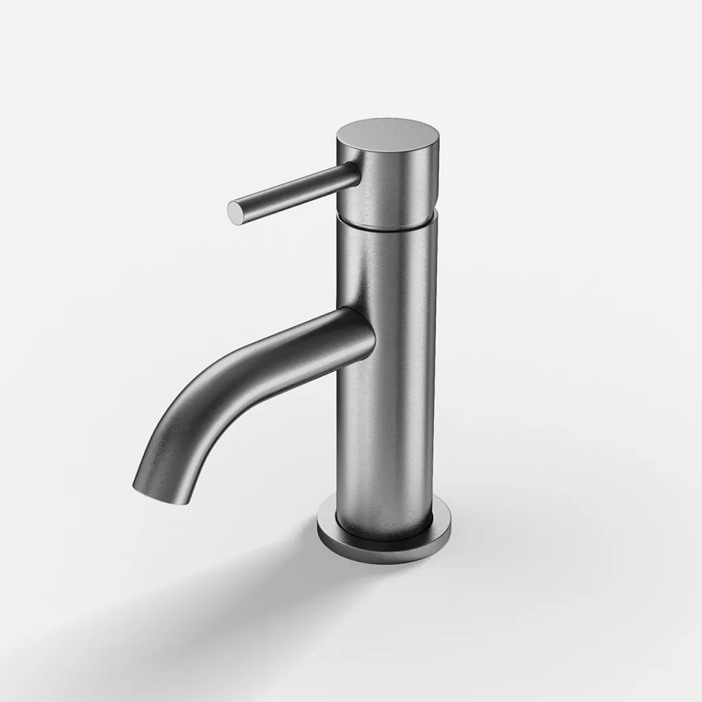 Classwell C01 - Tvättställsblandare S-storlek, borstat rostfritt stål