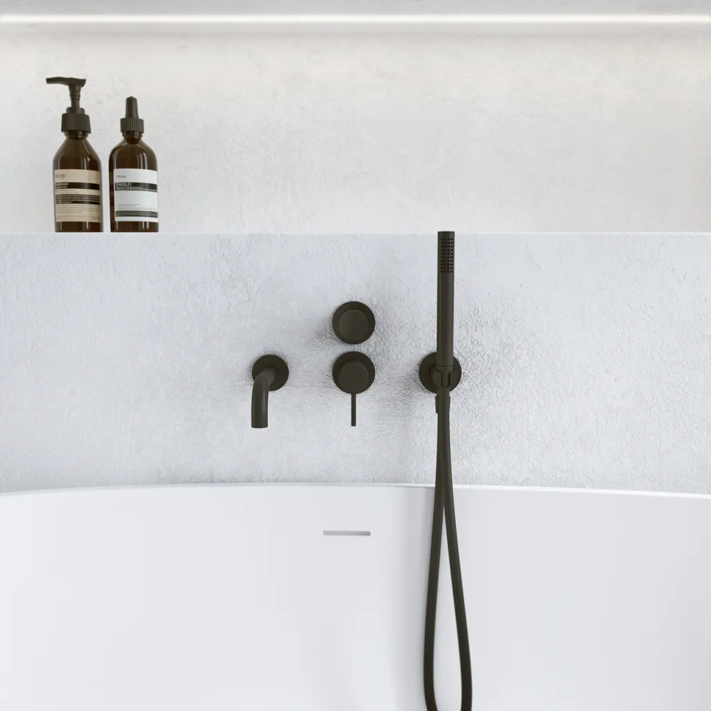 Semplice SBR901 S11 - Badkar/duscharmatur, mattsvart