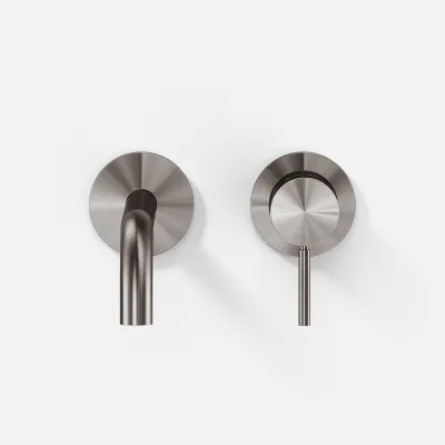 Semplice SHV502 S02 - Kran 19 cm pip, PVD borstad stål