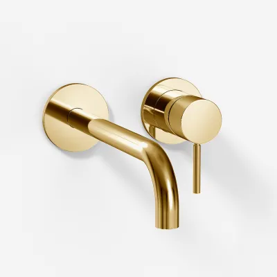Semplice SHV502 S02 - 19 cm. pip, polerad mässing naturfärgad