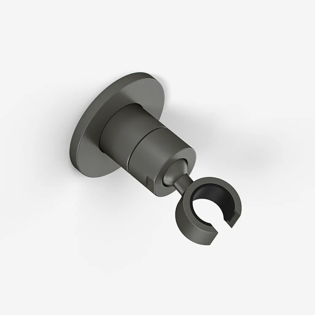 Semplice SSP510 - Duschhållare, Vägg, PVD Matt Gun Metal