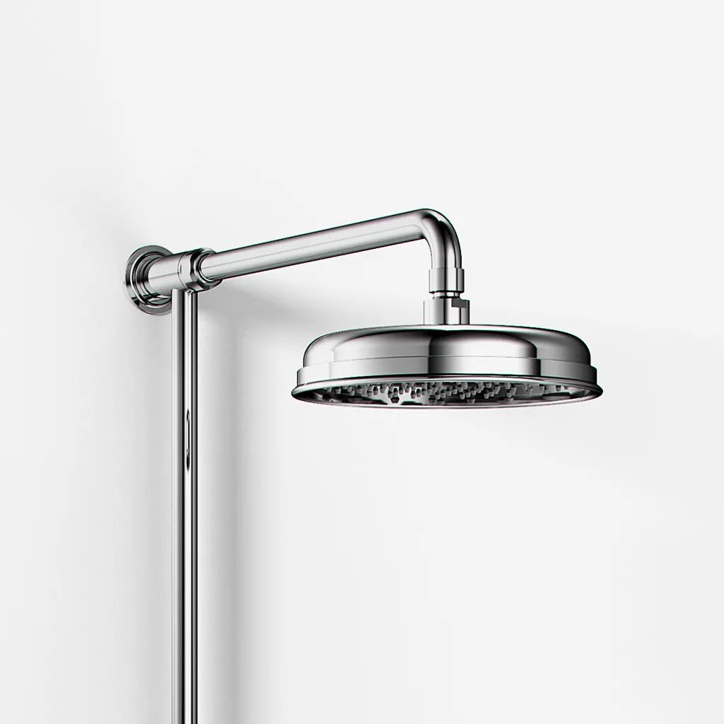 Hassel&Teudt HBT900 - SmartTerm duschstångssats m/Ø21 cm. Rain DeLuxe m/EasyClean, Chrome