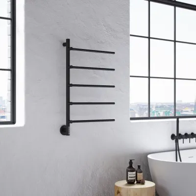 Pulcher® Semplice PS05 Elektrisk Håndklædetørrer - 48 x 80 cm, matt svart