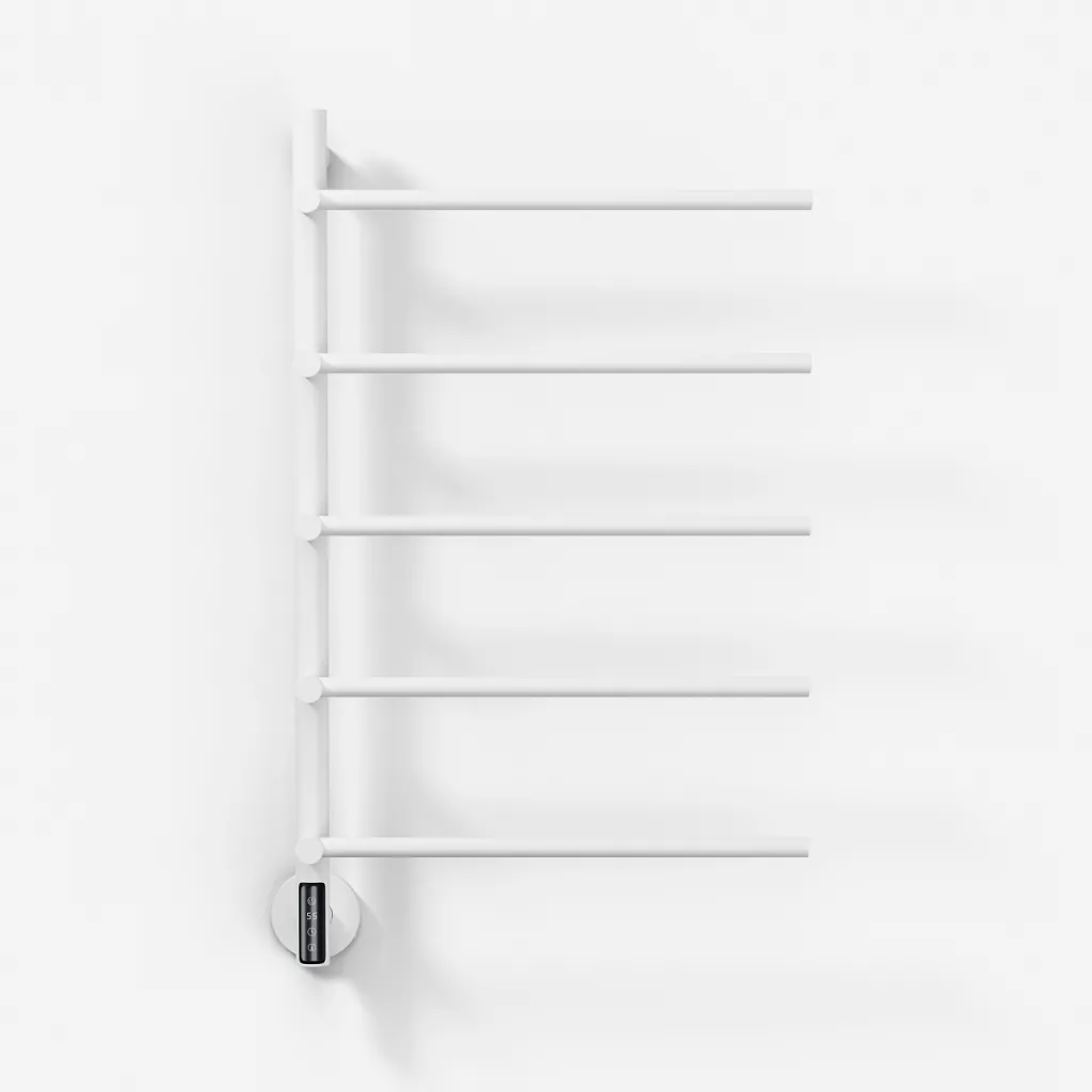 Pulcher® Semplice PS05 Elektrisk Håndklædetørrer - 48 x 80 cm, Matt vit