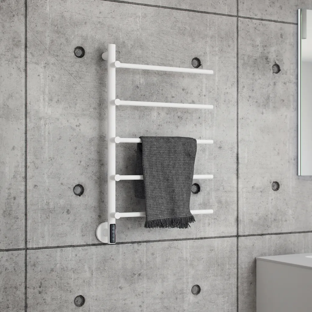 Pulcher® Semplice PS05 Elektrisk Håndklædetørrer - 48 x 80 cm, Matt vit