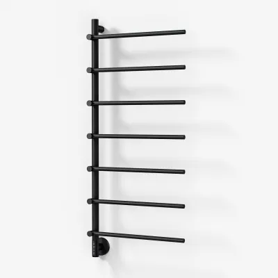Pulcher® Semplice PS07 Elektrisk Håndklædetørrer - 48 x 110 cm, matt svart