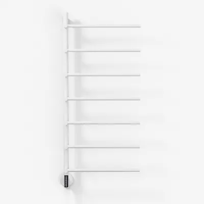 Pulcher® Semplice PS07 Elektrisk Håndklædetørrer - 48 x 110 cm. Matt vit