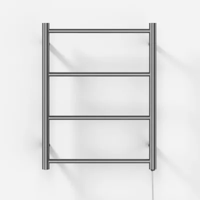 Pulcher Minimalism PM64 - Elektrisk handdukstork, 50 x 64 cm, borstat rostfritt stål