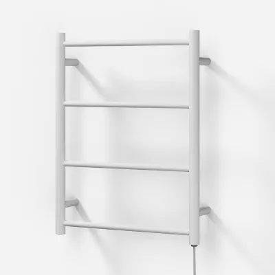 Pulcher Minimalism PM64 - Elektrisk handdukstork, 50 x 64 cm, matt vit