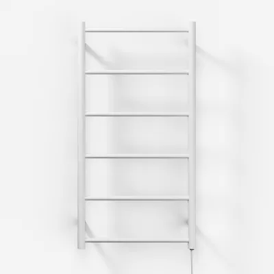 Pulcher Minimalism PM96 - Elektrisk handdukstork, 50 x 96 cm, matt vit