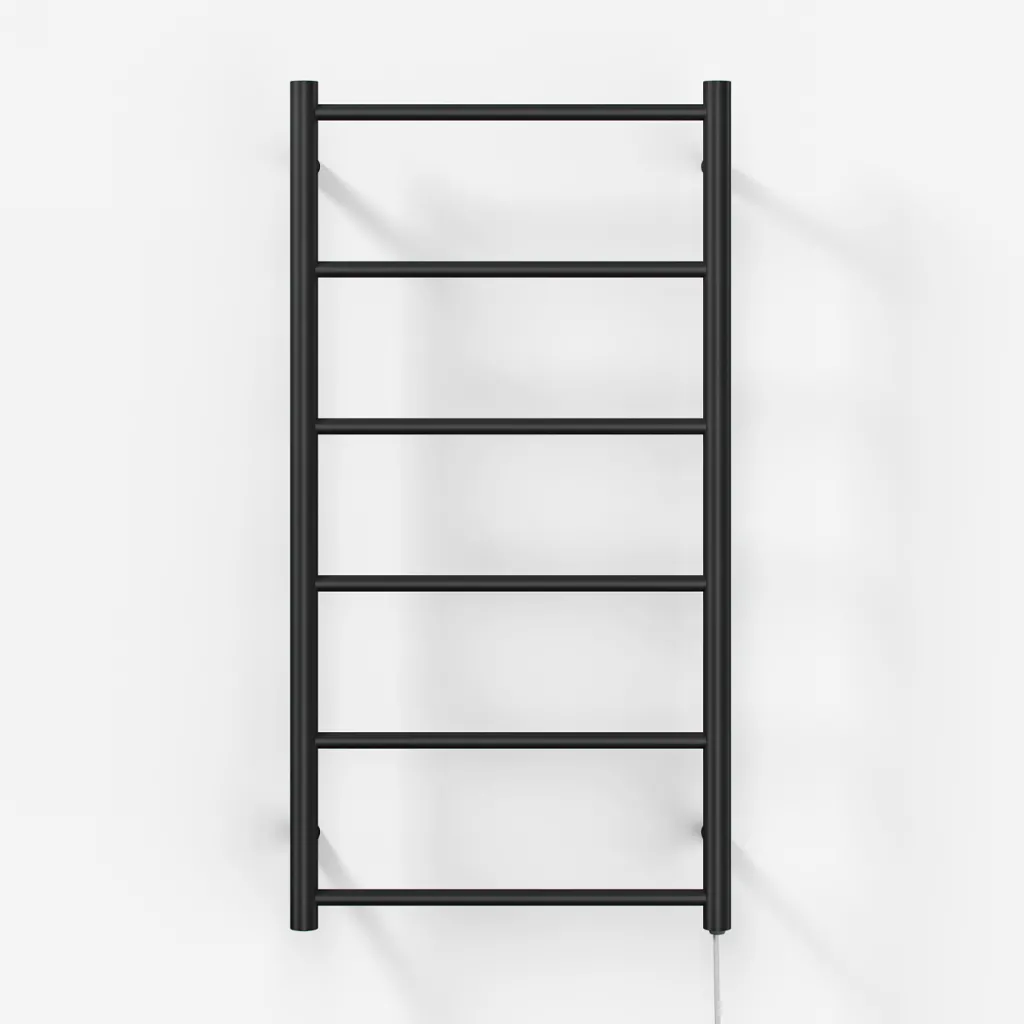 Pulcher Minimalism PM96 - Elektrisk handdukstork, 50 x 96 cm, mattsvart