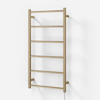 Pulcher Minimalism PM96 - Elektrisk handdukstork, 50 x 96 cm. PVD-polerad mässing