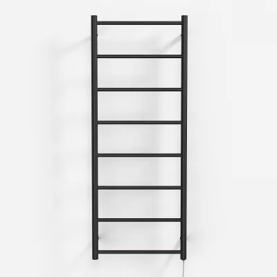 Pulcher Minimalism PM128 - Elektrisk handdukstork, 50 x 128 cm. Matt svart