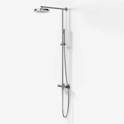 Semplice SRL10 -  Termostatsats, XL Rain DeLuxe Ø24 m/EasyClean, Krom
