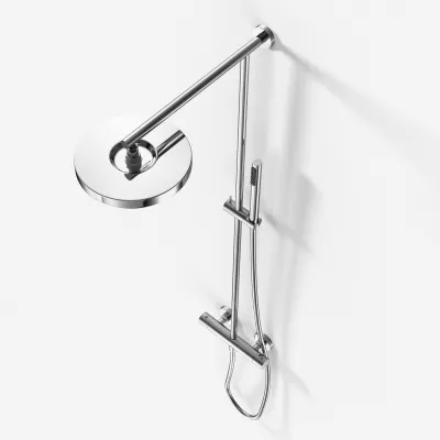 Semplice SRL10 -  Termostatsats, XL Rain DeLuxe Ø24 m/EasyClean, Krom