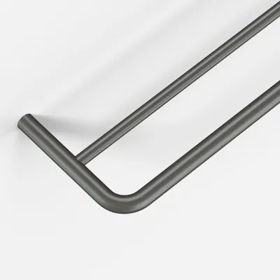 Semplice PS20-60 - Dubbel handduksstång, PVD Matt Gun Metal