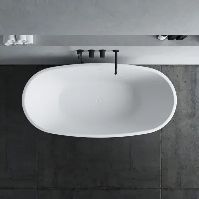 ArkiLife Nomi AN150 - Badkar 150x72 cm, Matt Vit
